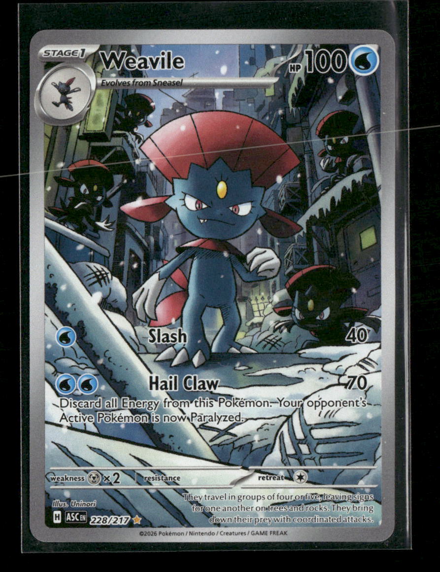 ME: Ascended Heroes Weavile #228/217