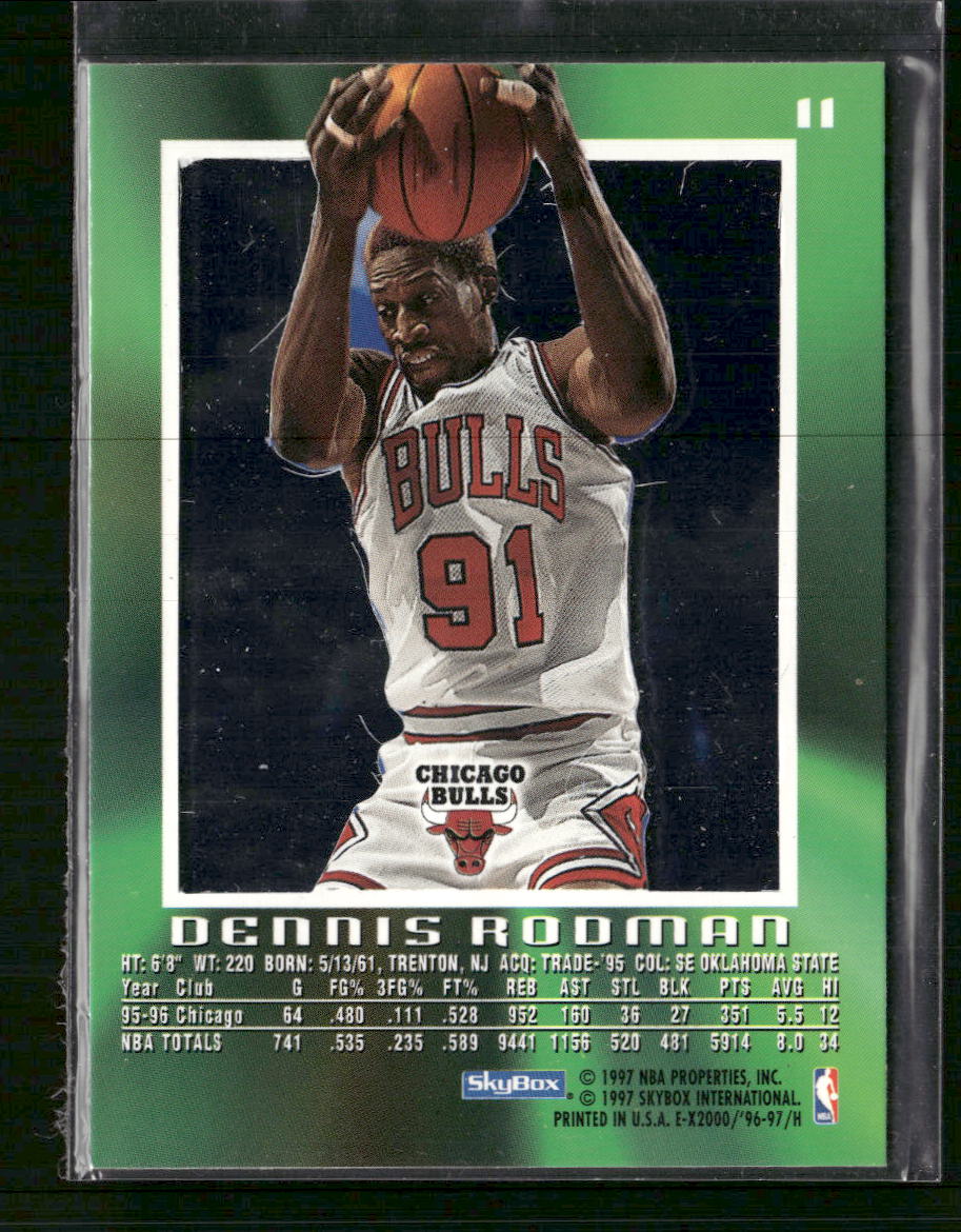 1996-97 E-X2000 Dennis Rodman #11