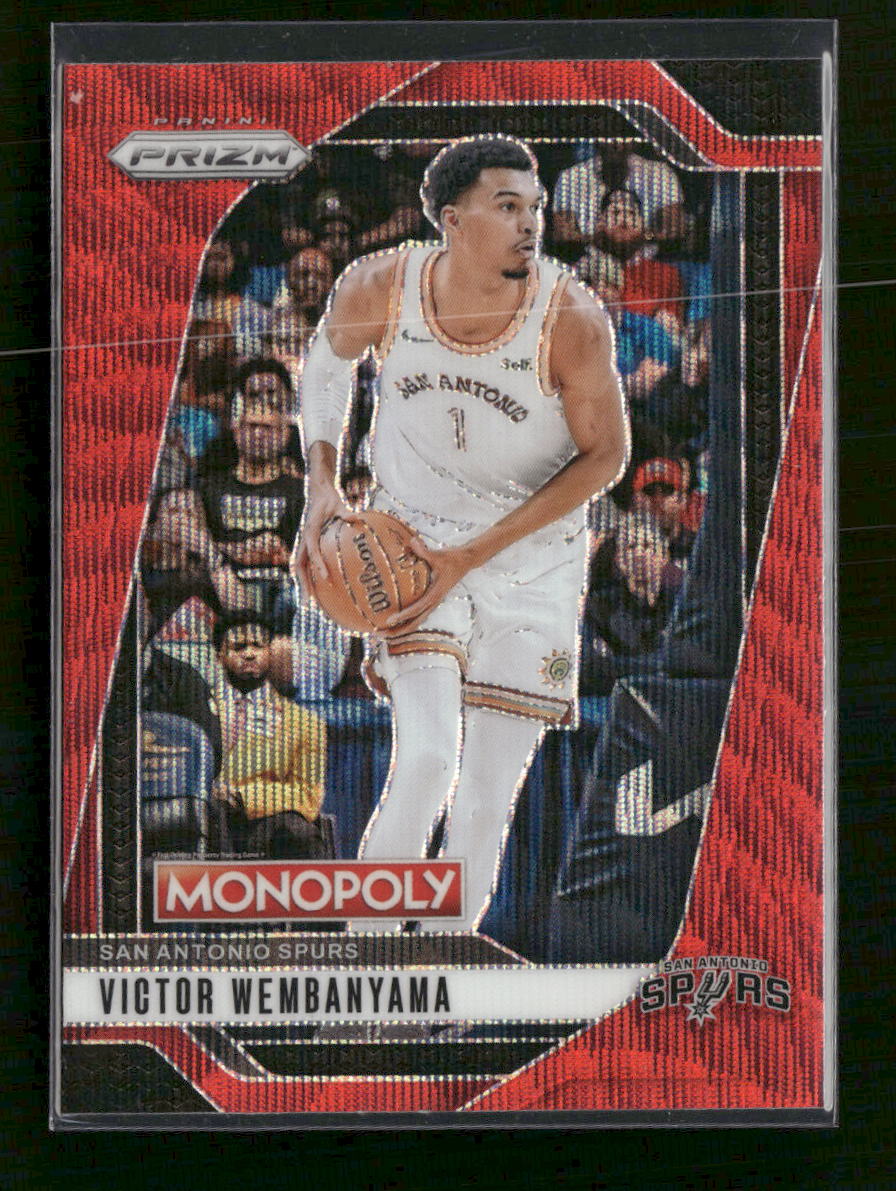 2024-25 Panini Prizm Monopoly Ruby Wave Prizm Victor Wembanyama #73