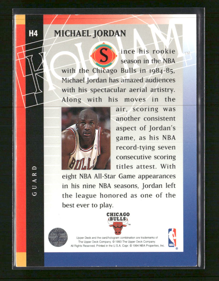1993-94 Upper Deck Holojams Michael Jordan #H4
