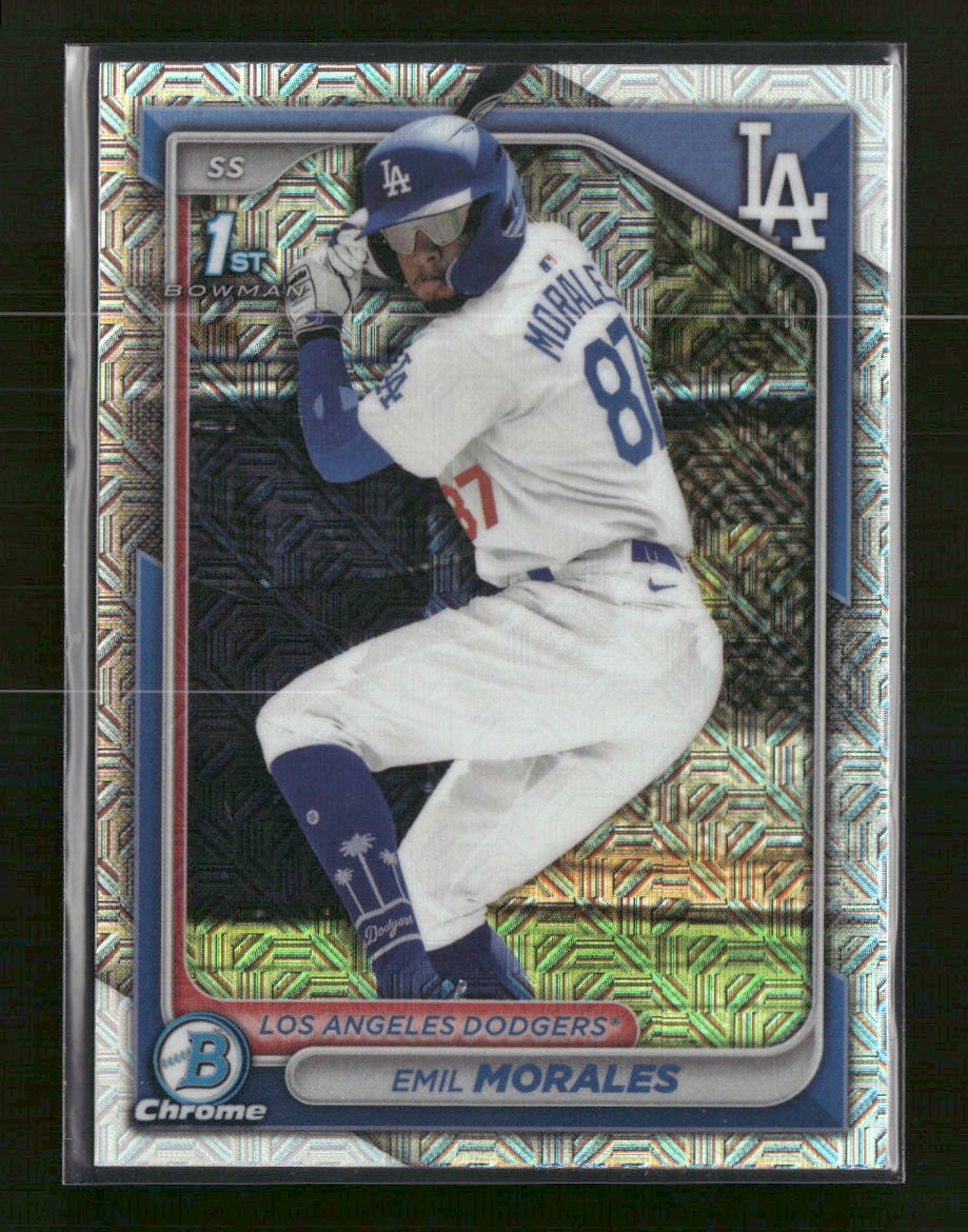2024 Bowman Chrome Prospects Mojo Refractors Emil Morales #BCP-221