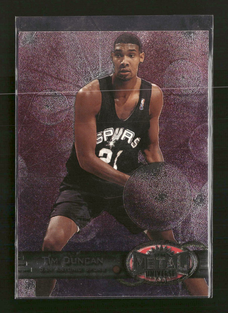 1997-98 Metal Universe Tim Duncan RC #66