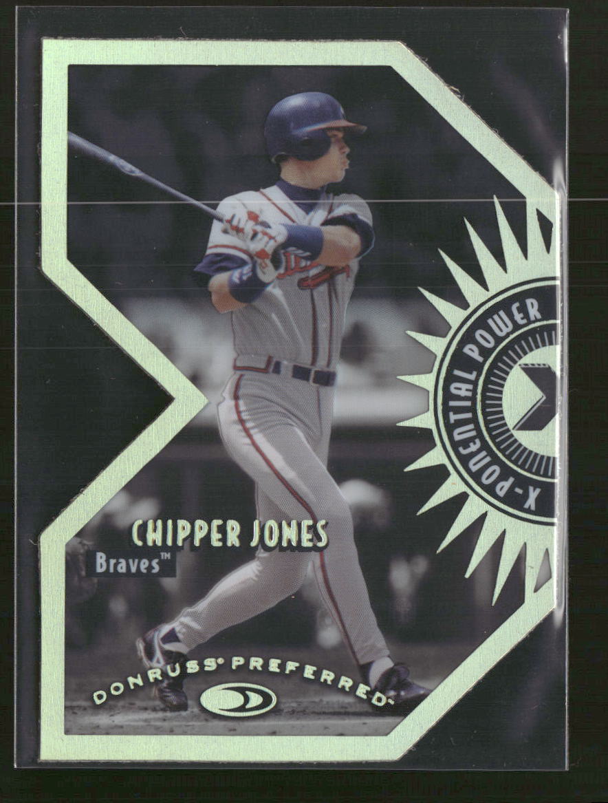1997 Donruss Preferred X-Ponential Power Chipper Jones #/3000 #8A