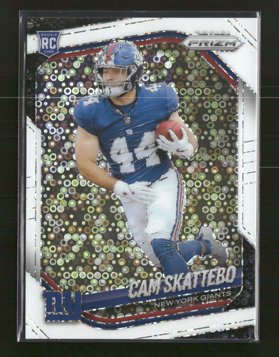 2025 Panini Prizm White Disco Cam Skattebo #363