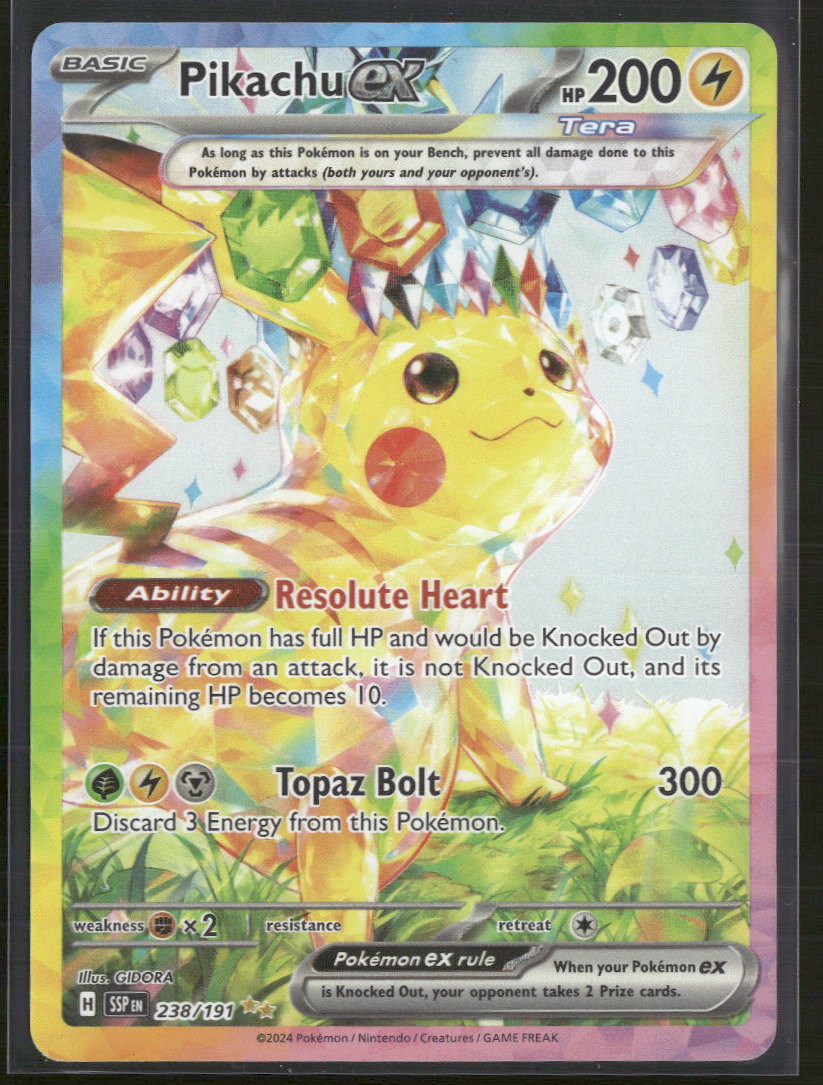 SV08: Surging Sparks Pikachu ex #238/191