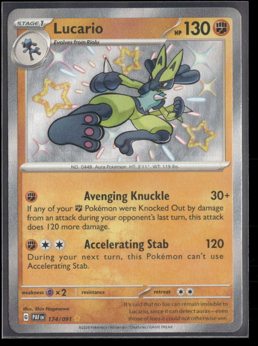 SV: Paldean Fates Lucario #174/091