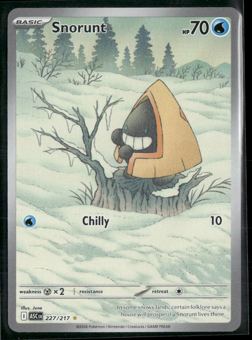 ME: Ascended Heroes Snorunt #227/217