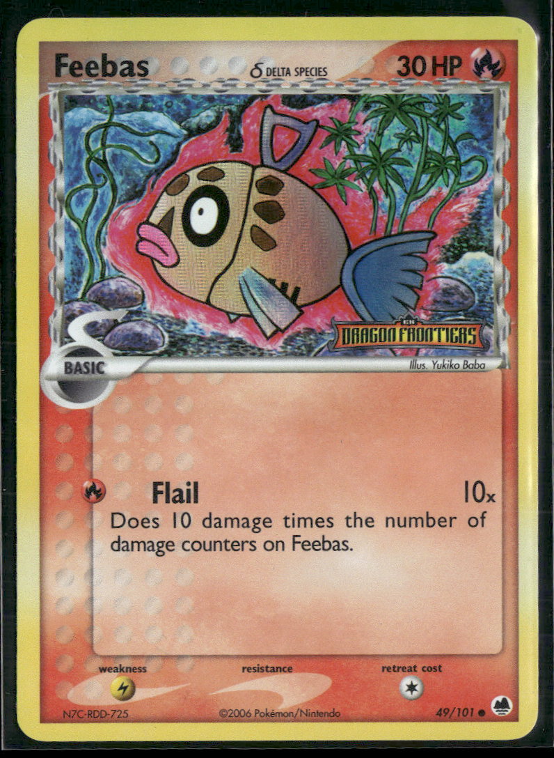 Dragon Frontiers Feebas (Delta Species) #49/101