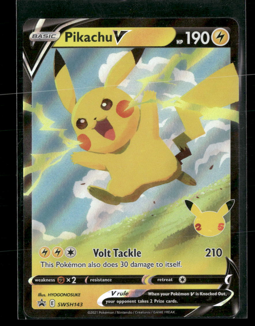 SWSH: Sword & Shield Promo Cards Pikachu V #SWSH143
