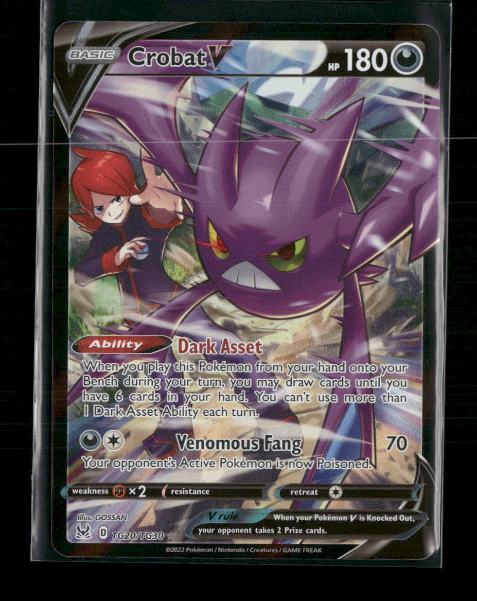 SWSH11: Lost Origin Trainer Gallery Crobat V #TG20/TG30