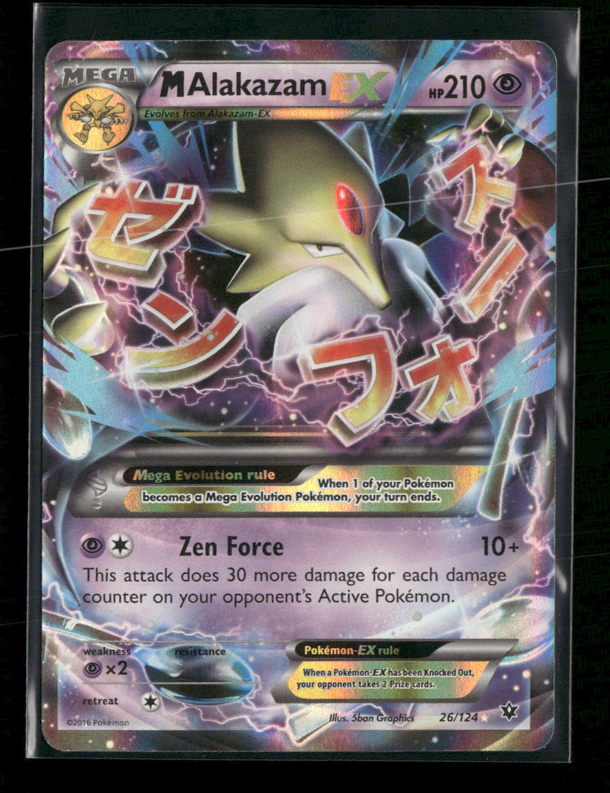 XY - Fates Collide M Alakazam EX #26/124