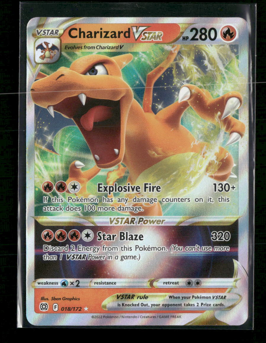 SWSH09: Brilliant Stars Charizard VSTAR #018/172