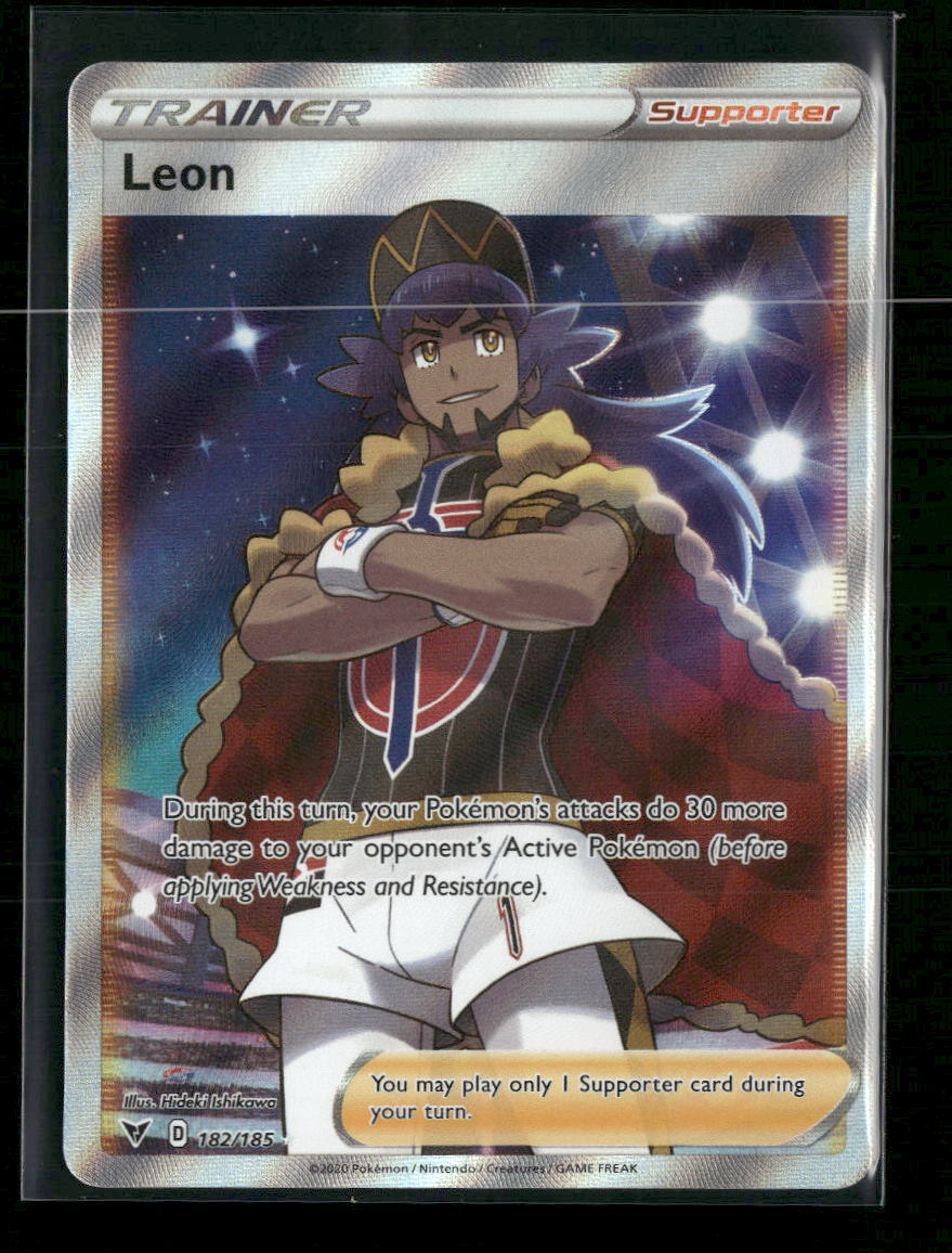 SWSH04: Vivid Voltage Leon (Full Art) #182/185