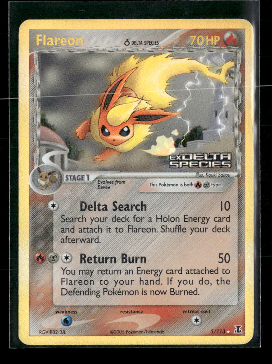 EX Delta Species Flareon (Delta Species) #5/113