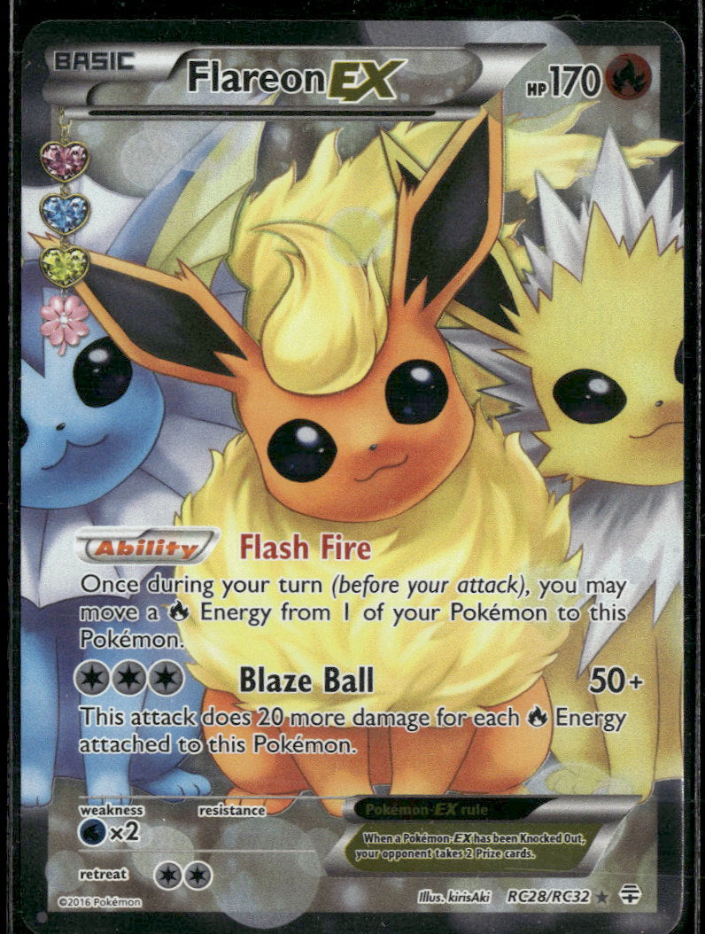 Generations: Radiant Collection Flareon EX (Full Art) #RC28/RC32