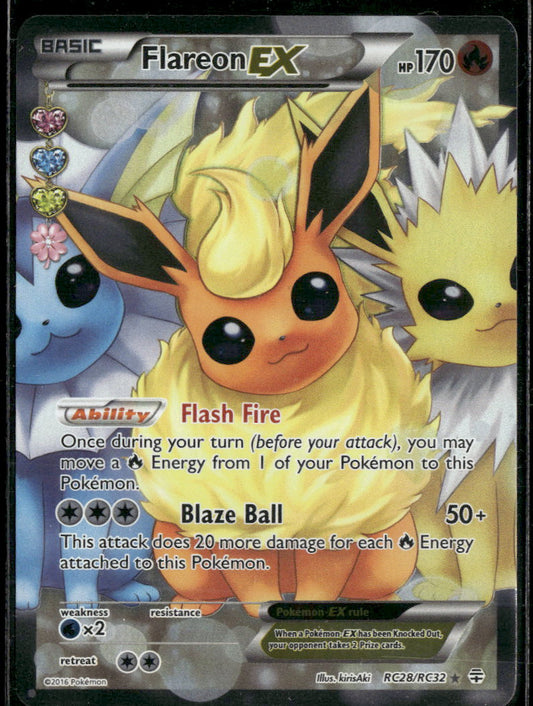 Generations: Radiant Collection Flareon EX (Full Art) #RC28/RC32