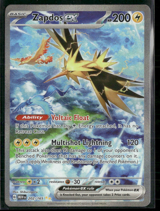 SV: Scarlet & Violet 151 Zapdos ex #202/165