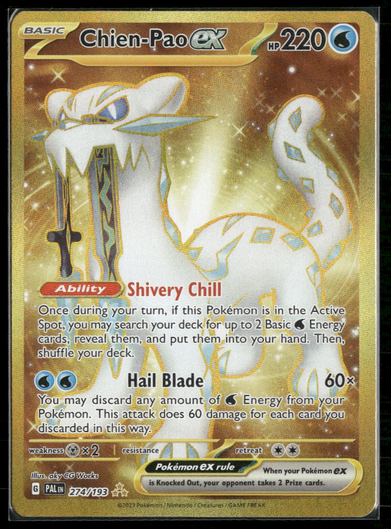 SV02: Paldea Evolved Chien-Pao ex #274/193