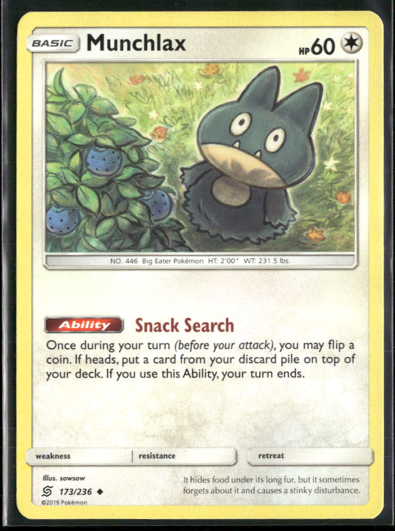 SM - Unified Minds Munchlax #173/236