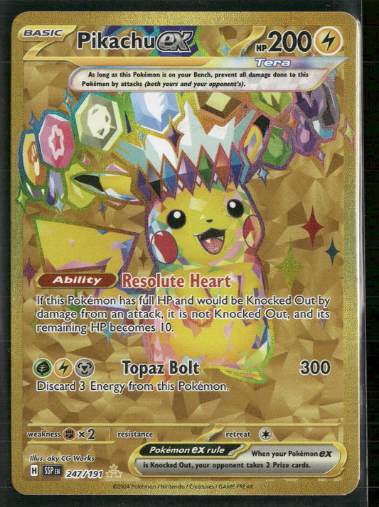 SV08: Surging Sparks Pikachu ex #247/191