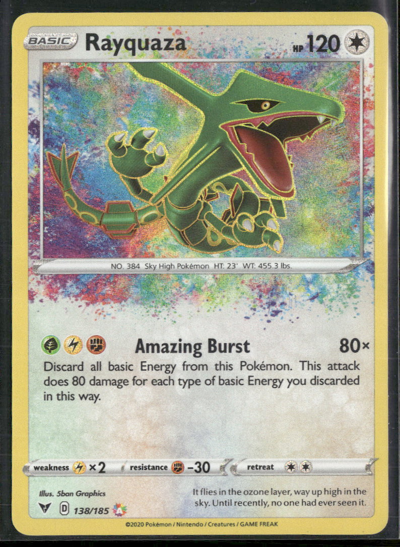SWSH04: Vivid Voltage Rayquaza #138/185