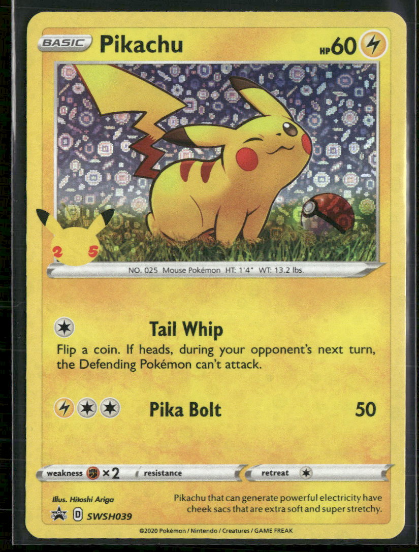 Miscellaneous Cards & Products Pikachu #SWSH039