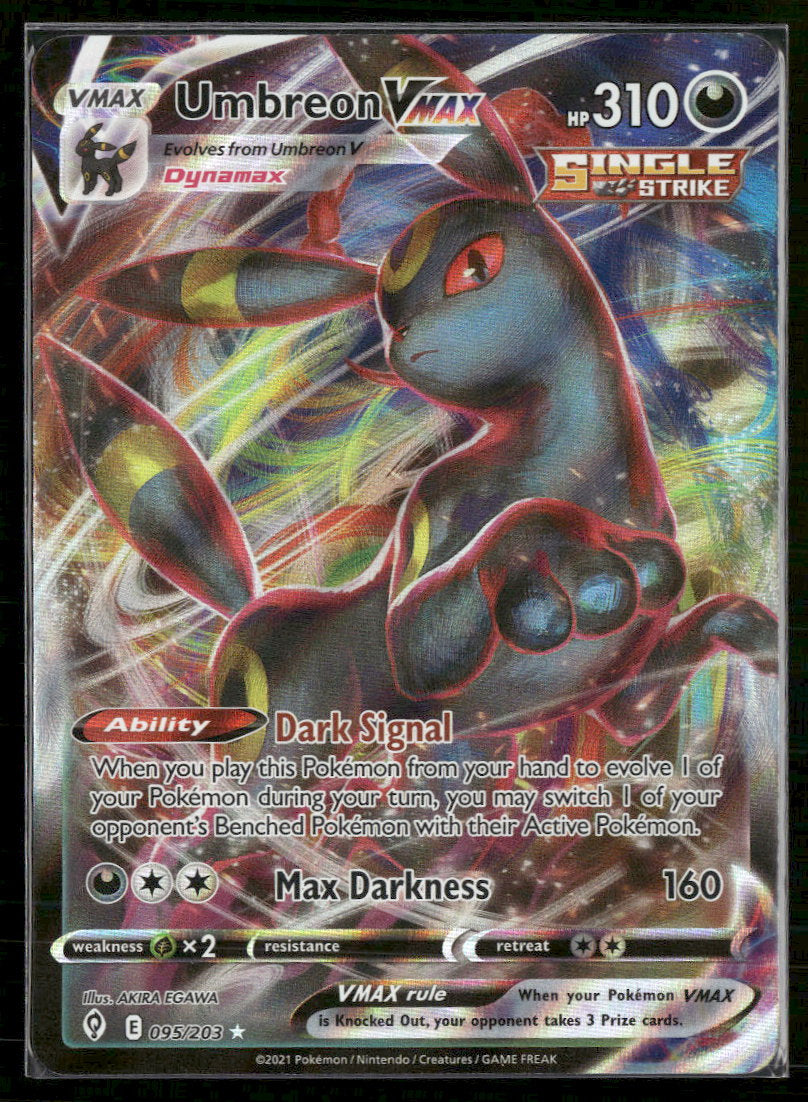 SWSH07: Evolving Skies Umbreon VMAX #095/203