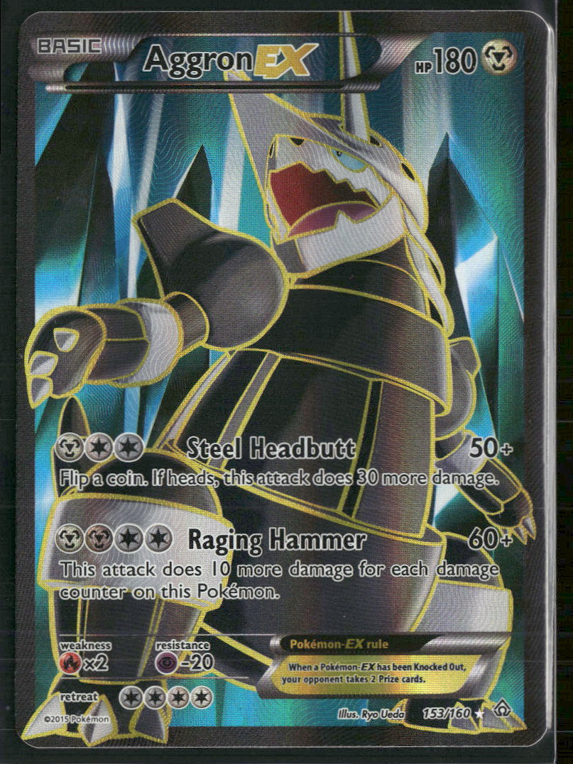 XY - Primal Clash Aggron EX (153 Full Art) #153/160