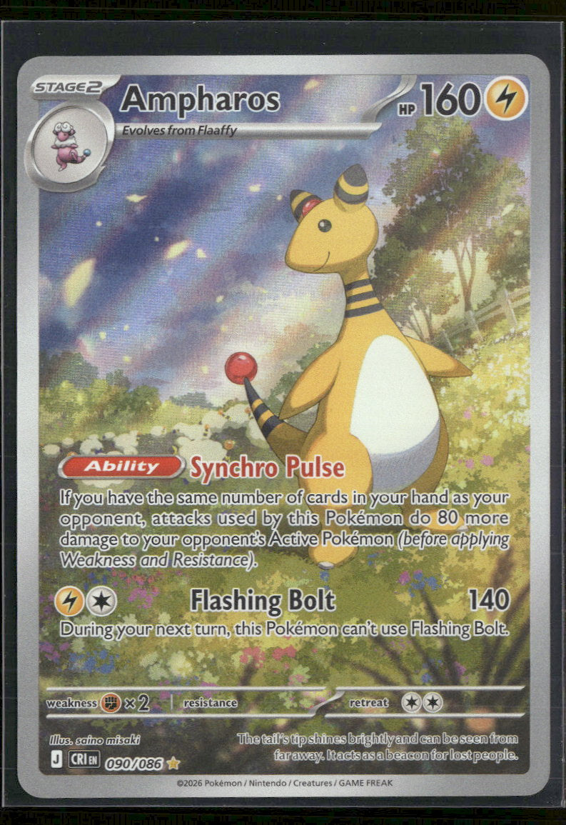 ME04: Chaos Rising Ampharos #090/086