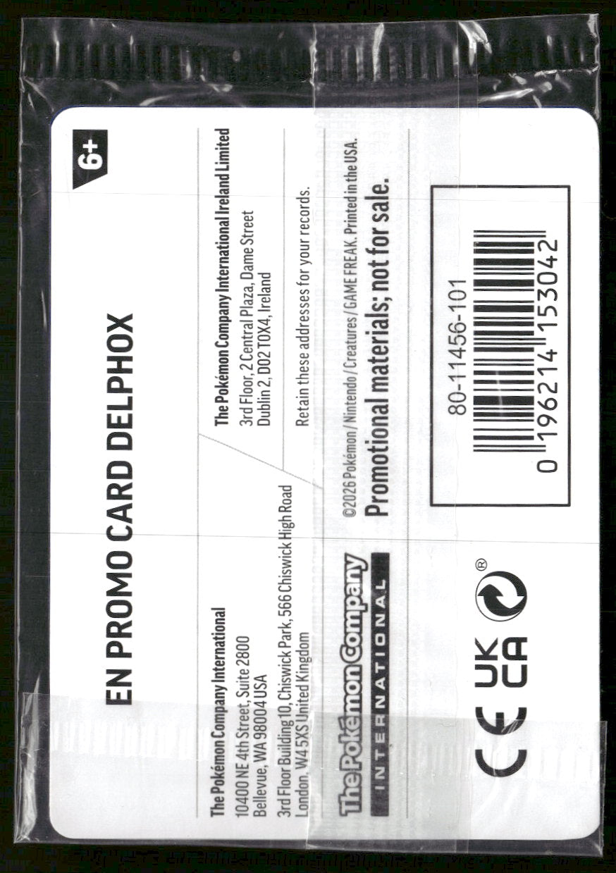 Miscellaneous Cards & Products Delphox #013/086