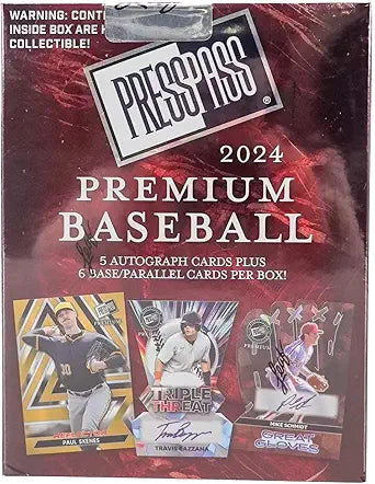 2024 PRESS PASS PREMIUM Baseball Hobby Box