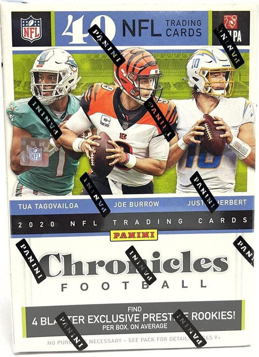 Caja Blaster de 8 unidades de fútbol Panini Chronicles 2020