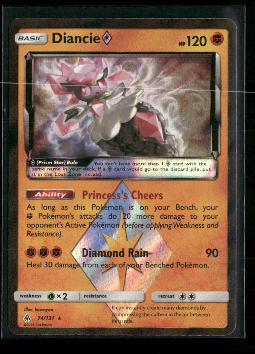 SM - Forbidden Light Diancie Prism Star #74/131