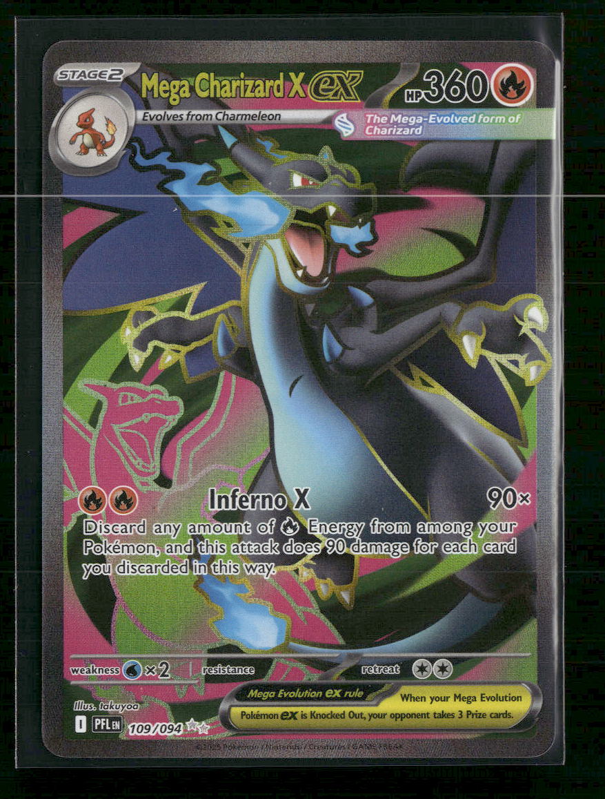 ME02: Phantasmal Flames Mega Charizard X ex #109/094