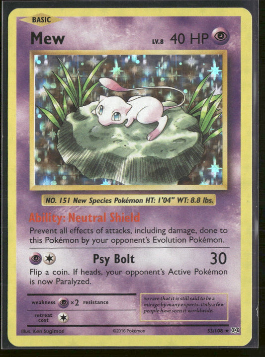 XY - Evolutions Mew #53/108