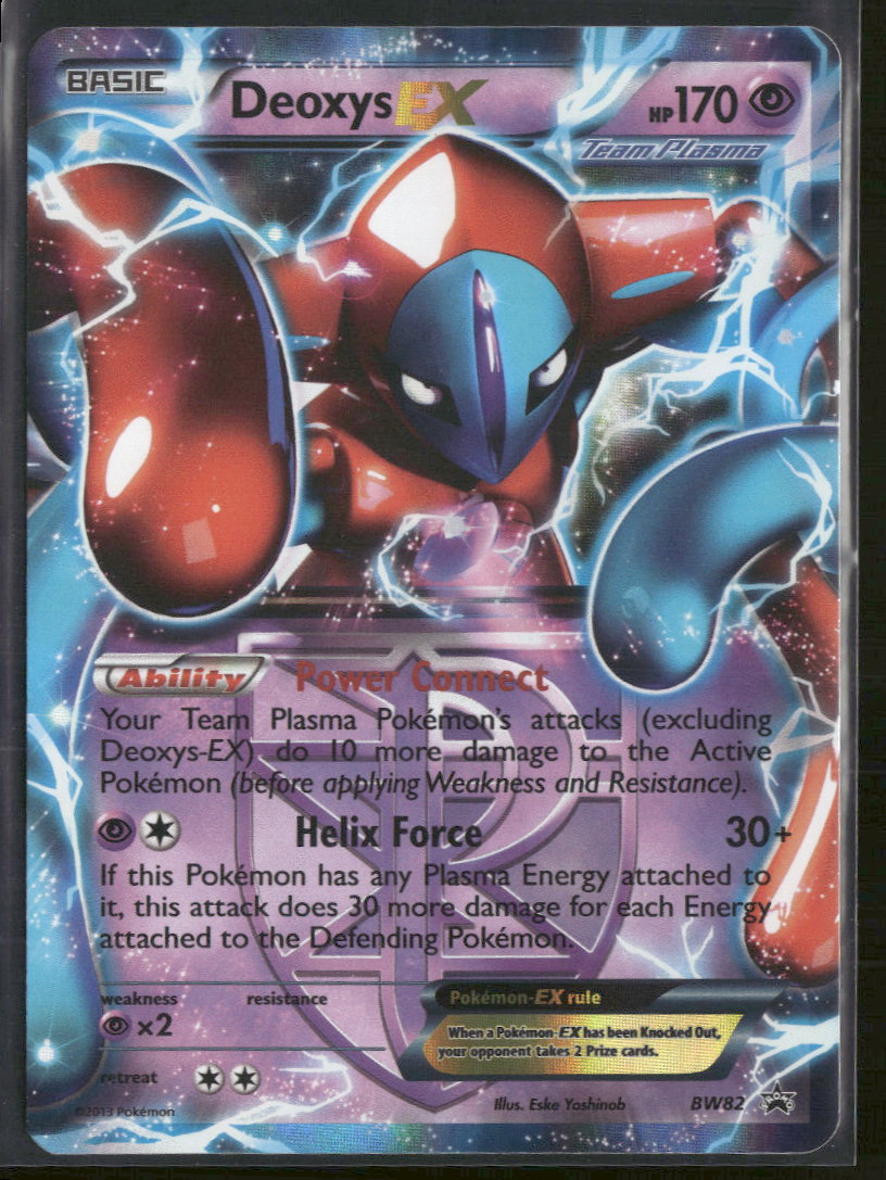 Black and White Promos Deoxys EX (Team Plasma) #BW82