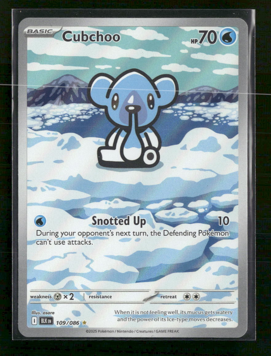 SV: Black Bolt Cubchoo #109/086