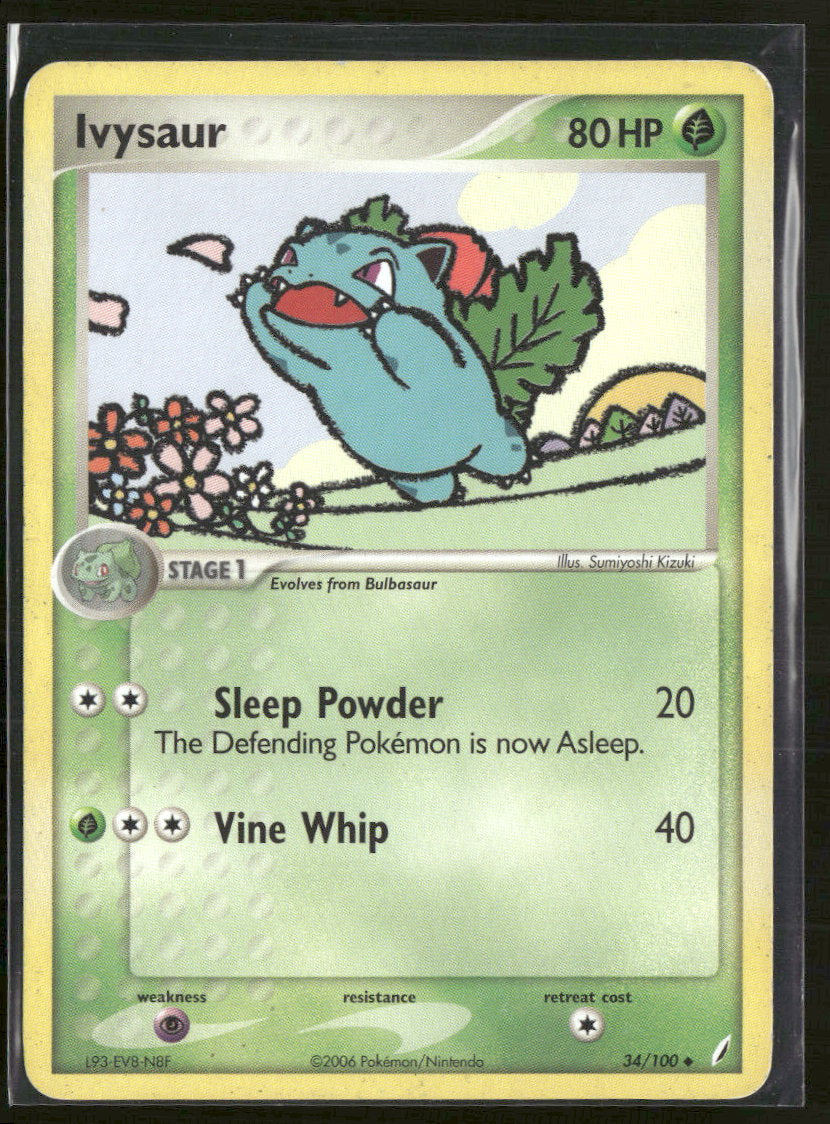 EX Crystal Guardians Ivysaur #34/100