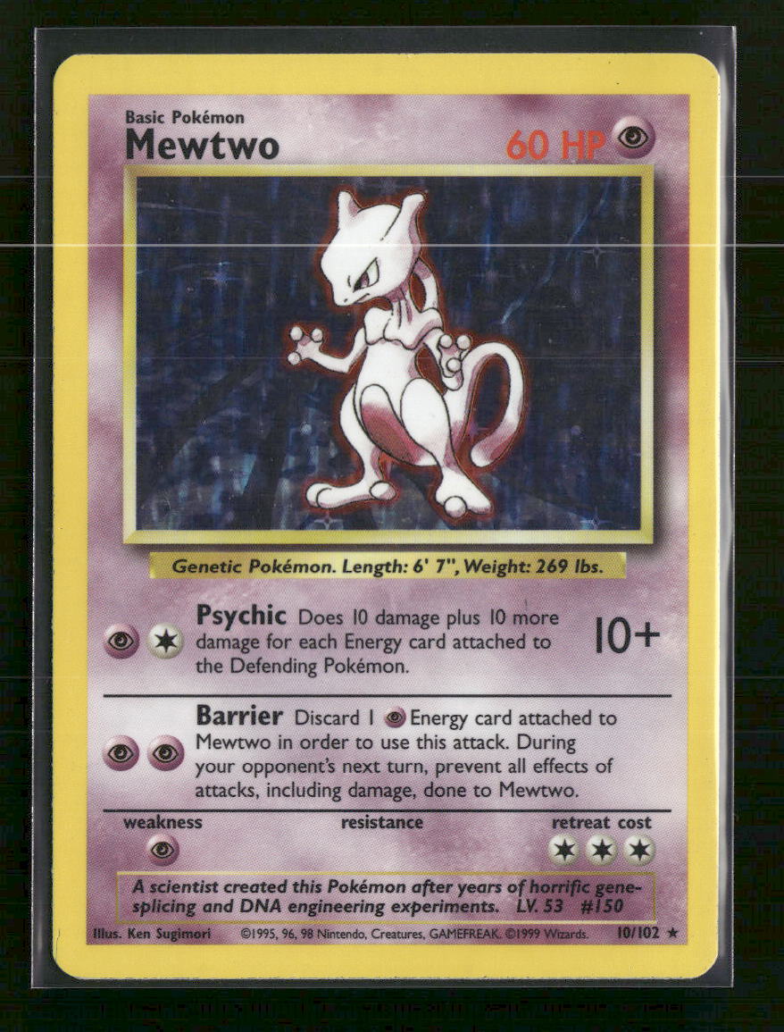 Base Set Mewtwo #010/102
