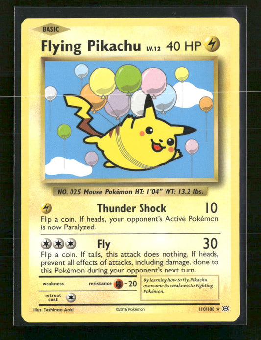 XY - Evolutions Flying Pikachu #110/108