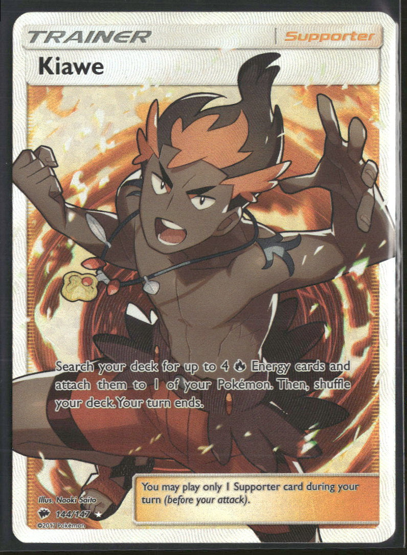 SM - Burning Shadows Kiawe (Full Art) #144/147