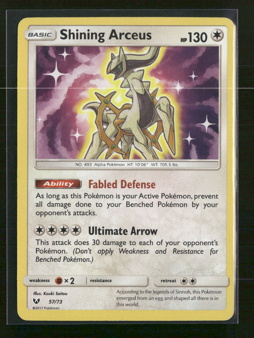 Shining Legends Shining Arceus #57/73