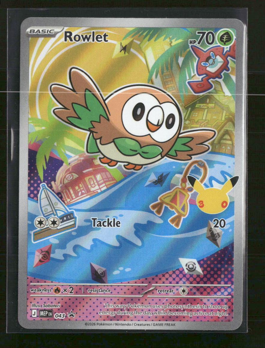 ME: Mega Evolution Promo Rowlet #043