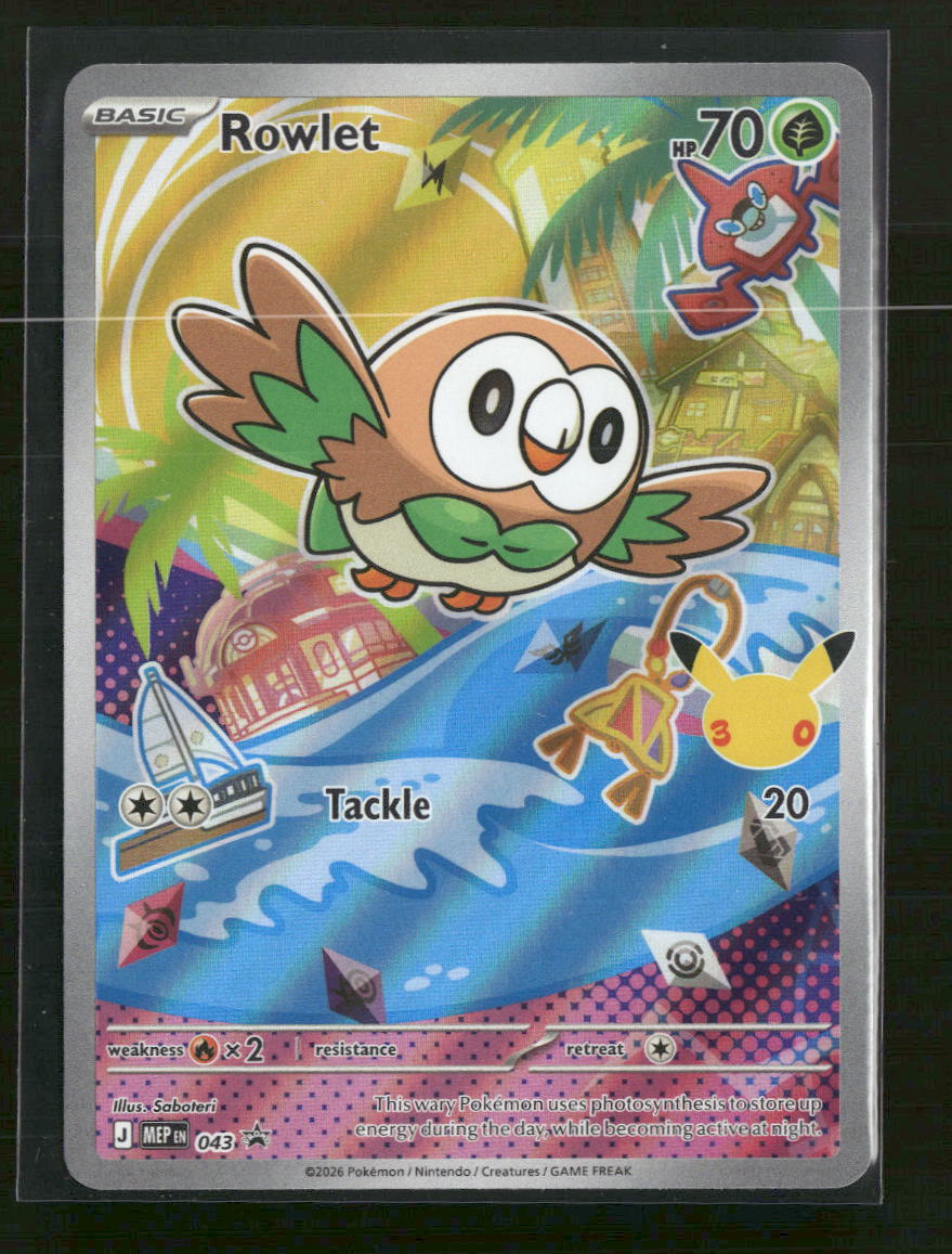 ME: Mega Evolution Promo Rowlet #043