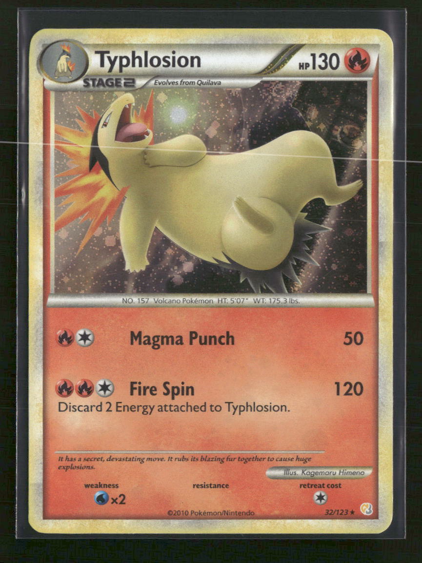 HeartGold SoulSilver Typhlosion #32/123