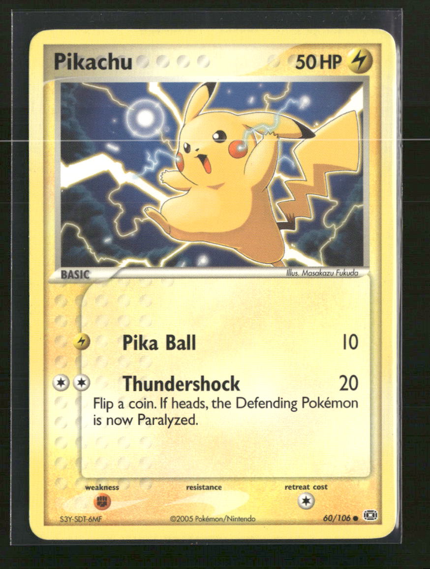 EX Emerald Pikachu #60/106