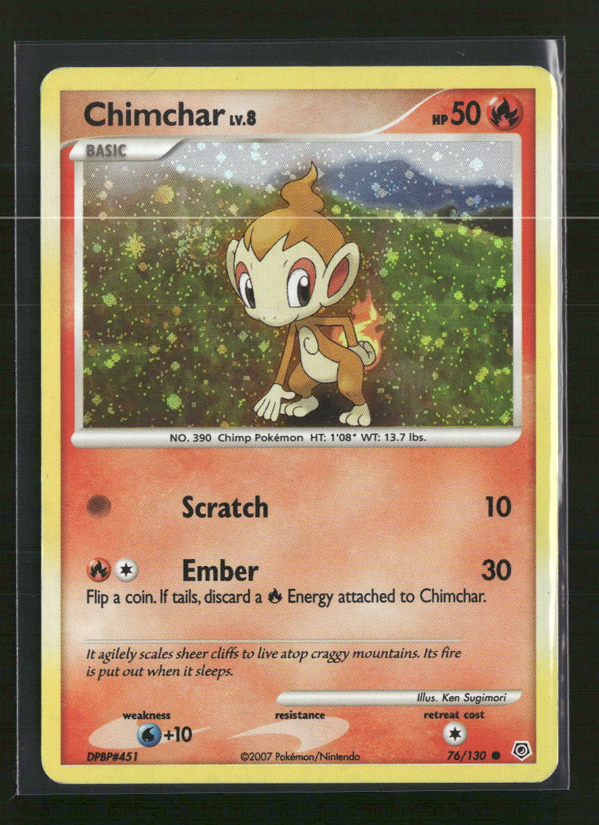 Miscellaneous Cards & Products Chimchar #076/130