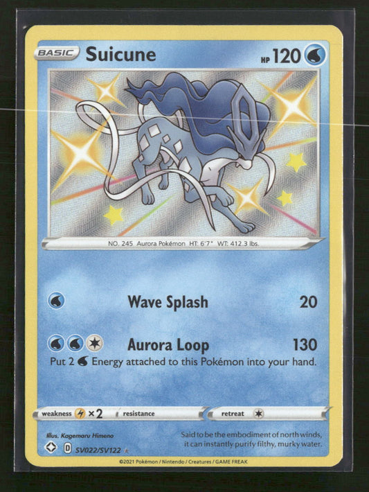 Shining Fates: Shiny Vault Suicune #SV022/SV122