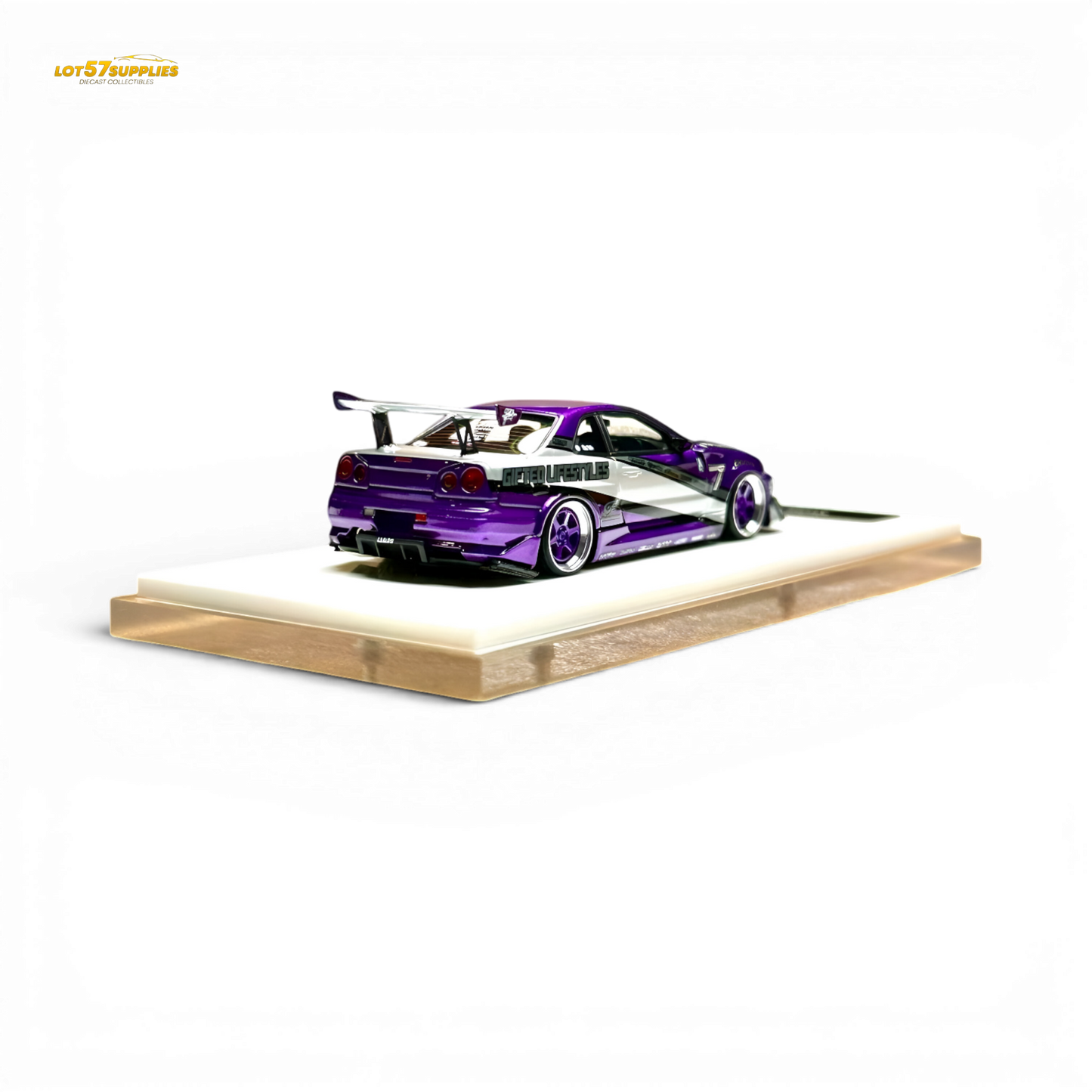 404ERROR x LOT 57 RYOHE's Skyline R34 "GIFTED" Resin 1:64