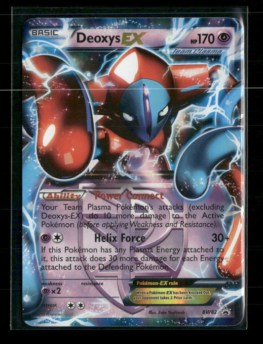 Black and White Promos Deoxys EX (Team Plasma) #BW82